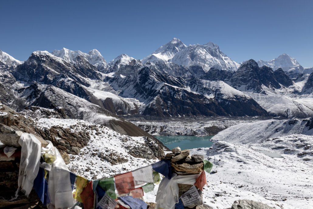 Everest region views from Kongma La Pass